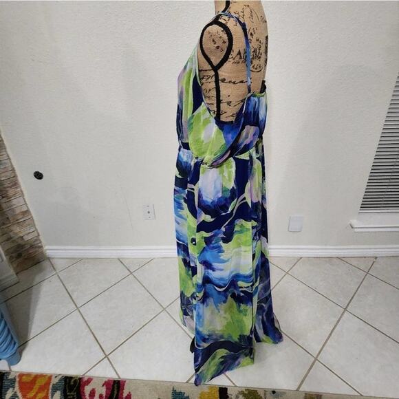 LANE Bryant‎ tropical floral maxi dress plus size 22/24 - Picture 4 of 6